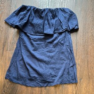 Lily Pulitzer Elegant Navy Tube Top